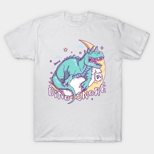 Dinosnore - Jurassic Slumber Delight T-Shirt